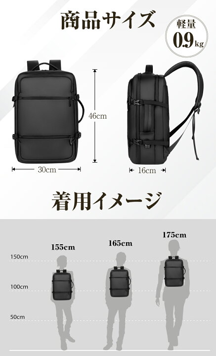 楽天市場】ビジネスリュック メンズ 防水 3WAY 軽量 ビジネス リュック 