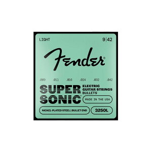 Fender �t�F���_�[ �G���L�M�^�[�� SuperSonic? BulletsR 3250L Guitar Strings, Nickel-Plated Steel, Bullet End, Gauges .009-.042