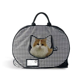 猫壱 ポータブルライトキャリー キャリーバッグ 折り畳み可能 防災 移動用 黒