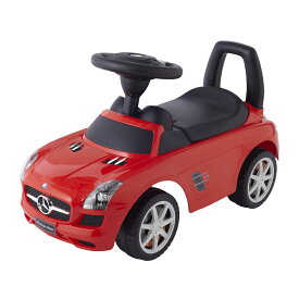 野中製作所(NONAKA WORLD) 乗用 メルセデスベンツ SLS AMG レッド 足けり乗用玩具 幼児用 乗り物 室内 屋内屋外両用 コンパクトサイズ 安全設計 3歳〜5歳 CE 誕生日プレゼント