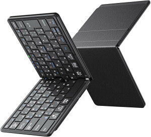 Omikamo Bluetooth�����C�����X ipad �L�[�{�[�h �X�^���h�t�� �܂肽���� JIS�W�����{��z�� ���EShift�L�[/L�^Enter�L�[���� �X�}�z�p �y�� ���^ IOS/Windows/Mac/Android�Ή� 4��f�o�C�X�Ή� �����^�ѕ֗� 