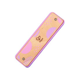 Hape(ハペ) ハーモニカ ピンク 4.4×14.5×2.6cm 3才以上 木製 楽器 おもちゃ E8918