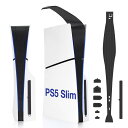 L’QECTED 新型PS5 Slim（CFI-2000）用 ホコリキャッチャー【ホコリ侵入防止/USBキャップ/新型PS5両エディション対応…