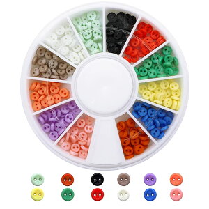 sempiterno 300�~�j�`���A �ɏ��v���X�`�b�N�{�^�� 2�� 3mm �ʂ������ �� �l�`�̕��̕��i DIY�ʂ�����ݍH�|�i���蕔�i (12�F����300�Z�b�g,3mm)