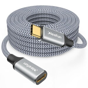 CLEEFUN USB C P[u 4m USB 3.1 Gen2(ő5Gbps) Type-C   100W/5A PD}[d ^CvC P[u C^Cv R[h bvgbv/^ubg/X}[gz/nu/CX[dȂUS