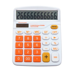 OFFIDIX �I�V���� ��^�f�B�X�v���C �\�[���[�d�� - 12�� �v�Z�@ ���v�Z�@ �g�ѕ֗� �I�����W