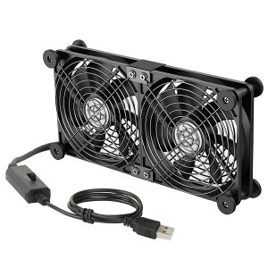 ELUTENG USB�t�@�� 14cm 2�A �É� USB ��p�t�@�� �h�U�S�����t�� 3�i�K���ʒ��� ���^ USB��@ ������ 5V 2�A 1500RPM �p�\�R��/�m�[�g�p�\�R��/���[�^�[/�����ȂǗ�p