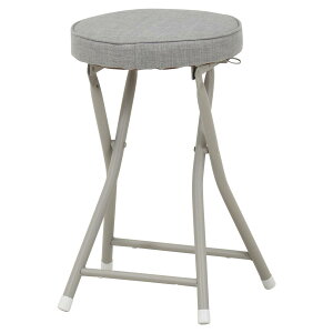 �s��f�� �܂肽���݃`�F�A �X�c�[�� ��33×���s29×����49.5cm �O���[ �t�@�u���b�N �R���p�N�g 73624