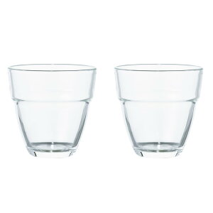 HARIO(�n���I) �ϔM�X�^�b�N�O���X 2�Z�b�g 260mL �ϔM�K���X�� �X�^�b�L���O�� �����W�E�H���OK �e�B�[�J�b�v ���{�� HARIO Glass HSG-1624