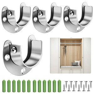 EMAGEREN �|�[�� �Œ� ���� 4�Z�b�g ���b�h�a32mm �N���[�[�b�g U�� �\�P�b�g �X�e�����X�| �N���[�[�b�g���b�h�T�|�[�g �p�C�v�Œ���� �������Ǝ� �˂�����_ �� �V�����[���b�h �n���K