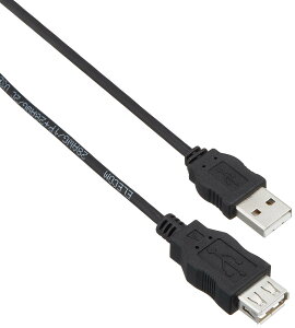 �G���R�� USB�P�[�u�� ���� USB2.0 (USB A �I�X to USB A ���X) RoHS�w�ߏ��� 1.5m �u���b�N USB-ECOEA15