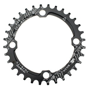 �`�F�[�������O 32T 104BCD Mutte MTB �i���[���C�h �`�F�[�������O �V���O�� (�u���b�N, �A���~�j�E������)