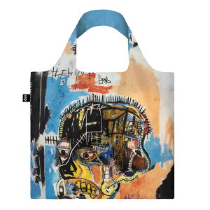 ���[�L�[(LOQI) �o�b�O �W����=�~�b�V�F�� �o�X�L�A JB.UN/JEAN-MICHEL BASQUIAT Skull �T�C�Y:�� ��50x�c42cm(�����܂�69cm) �t���|�[�`:11.5x11cm