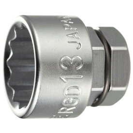 トネ(TONE) ソケット(12角・めがねレンチ用) RGD-13 二面幅13mm