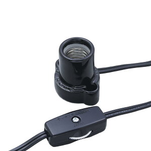 �G���p (ELPA) �R�[�h�t�\�P�b�g �d�� 125V 3A E17 ��1.5m KP-M1715H(BK)
