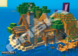 �G���X�J�C(ENSKY) MINECRAFT �}�C���N���t�g Beach Cabin 38×53cm �W�O�\�[�p�Y�� 500�s�[�X JIGSAW PUZZLE 500-501 3�ˈȏ�