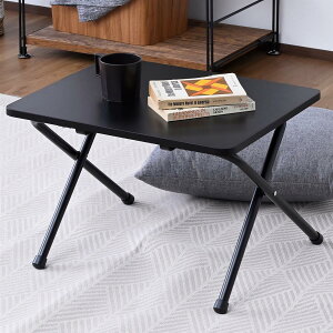 �R�P(YAMAZEN) ���[�e�[�u�� �܂肽���� �~�j�e�[�u�� ��50×���s44×����35.5cm ���E����E�����E�M�ɋ��� ��l��炵 �� �����i �u���b�N/�u���b�N RYST-5040L(BK/BK4) �e�����[�N