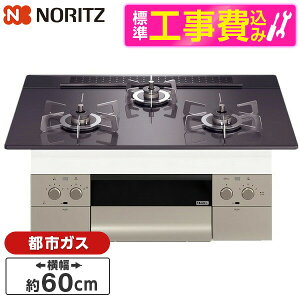 �y�W���ݒu�H���Z�b�g�z NORITZ N3WU3PWASQSTESC-13A Orche FLAT [�r���g�C���K�X�R���� (�s�s�K�X�p 3�� �������Η� 60cm�^�C�v)]