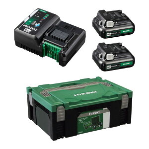 HiKOKI UC18YDML 2L [�X�^�[�^�[�L�b�g2 2�|�[�g �[�d�� (10.8V�~�d�r2�� �V�X�e���P�[�X2�t)]