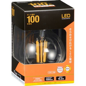 �I�[���d�@ LDG10L C6 [LED�d�� �t�B�������g�^�C�v�{�[���d�� E26 100�`���� �d���F]