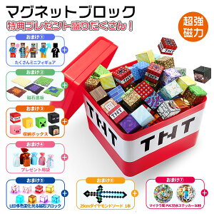 【クーポン利用で1個19%、2個24%OFF】磁石ブロック マインクラフト風 レゴ互換 マイクラ風 マグネットキューブ 