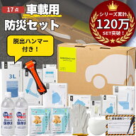 【今なら！2wayクッションもらえます◎】車載用防災【17点】セット 防災 防災グッズ 防災セット 防災トイ…