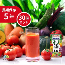 KAGOME 野菜一日これ一本 【 30缶 】セット 防災用 備蓄 保存食 単品 長期保存食 非常食 防災食 災害食 ジュース 野菜ジュース 長期保存 日本製 おいしい 災害時非常用 地震対策 災害対策 震災対策 食品 食料 防災グッズ 防災セット