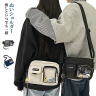 ぬいショルダー 推し活バッグ ぬいぐるみバッグ 痛バッグ 推し活 ポシェット クリアポケット付き 透明ポケ