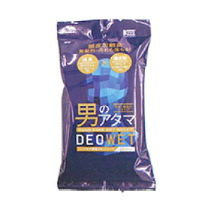 NBデオウエット ヘッドケアシート 20枚ドライシャンプー 09851 介護 介護用 頭皮ケア シート 男性用 メンズ 加齢臭 頭臭 コーヨー化成 ニオイベール効果で頭皮加齢臭・頭臭に対応。