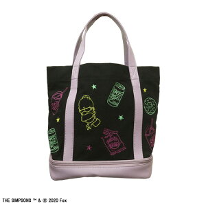 SALE The Simpsons �U�E�V���v�\���Y �l�I���J���[ �g�[�g�o�b�O �ۗ�o�b�O �o�b�O �S���t�o�b�O ��w �ꂪ�傫���J�� ���[ ���킢��