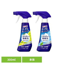 [最大400円OFFクーポン] ルックプラス トイレクレンジング 本体 300ml LION トイレ用洗剤 クールシトラス ミンティフレッシュ【D】