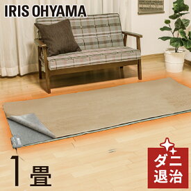 ホットカーペット 1畳 ミニ 本体 電気 一人用 アイリスオーヤマ IHC-10-H 88×176cm 足元用 ホットマット カーペット 暖房 電気 暖房器具 こたつ対応 温度調節 寒さ対策 冬物家電