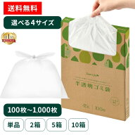 ＼1,000円ぽっきり〜／【30〜90Lから選べる】ゴミ袋 45L 半透明ごみ袋 100枚 半透明 30L 45L 70L 90L ス…