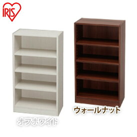 カラーボックス 4段 スペースフィットラック 幅50×奥行29×高さ90cm S-SFR9050 オフホワイト ウォールナット収納ボックス 収納ケース 収納家具 キッチン リビング ダイニング ランドリー 子供部屋 かわいい 片付け 新生活 アイリスオーヤマ