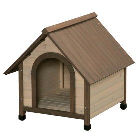 犬 小屋 屋外 中型犬 ウッディ舎WDK-750ブラウン【アイリスオーヤマ】【送料無料】[2403SO]