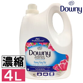 アジアンダウニー 4L サンライズフレッシュ ※パッケージリニューアル※ 柔軟剤 ダウニー 送料無料 downy 大容量 濃縮タイプ 本体 特大 洗濯 ボトル ランドリー 液体 輸入柔軟剤 液体柔軟剤 洗濯柔軟剤 洗濯用品 輸入【D】 【予約】