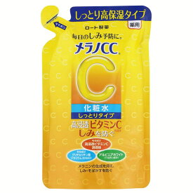 メラノCC 化粧水 詰め替え ビタミンC誘導体 薬用しみ対策 美白 しっとりタイプ 詰替え用 170ml ビタミンC 黄色 健康 化粧 ビューティ コスメ みずみずしい 保湿ジェル メラニン ロート製薬 【D】