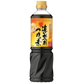 調味料 かつお 素 そうめん追いがつおつゆの 800ml 64777つゆ めんつゆ 大容量 だし うどん 濃縮 簡単 健康 Mizkan ミツカン 【D】