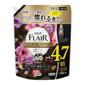 【総額300万ポイント獲得チャンス★ ※エントリー・お気に入り必須】洗剤 日用消耗品 洗剤柔軟剤 ハミングフレアフレグランス リッチフローラル スパウト 1．8L 花王 ハミング フレアフレグランス 柔軟剤 香り 【D】