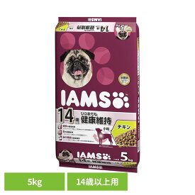 ドッグフード IAMS アイムス 14歳以上用 いつまでも健康維持 チキン 小粒 5kg ID351犬 ドライフード 14歳 小粒 チキン 肉 マース シニア 高齢犬 関節 免疫 健康 マースジャパンリミテッド