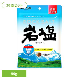 塩飴 個包装 まとめ売り 水分補給 夏 運動 暑さ対策 汗 スポーツ 部活 キャンディ 塩 あめ ミネラル 岩塩 90g 20個 セット 香料不使用 扇雀飴本舗