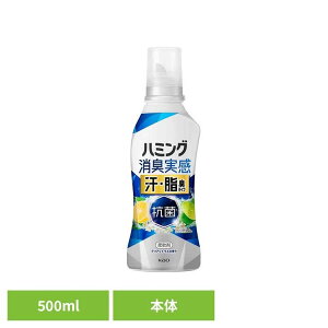 花王 ハミング 柔軟剤 ハミング消臭実感 汗・脂臭タイプ Cシトラス 本体 花王 ハミング 柔軟剤 生乾き 部屋干し 本体 消臭実感 汗臭 クリアシトラスの香り KAO