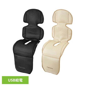 ツインファンシートBreezy Gemini 0400-twnfs-bkツインファンシート 送風 扇風機 ベビーカーシート 冷風 ベビーカー USB電源 暑さ チャイルドシート 暑さ対策 ちゃいなび ブラック ベージュ