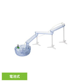 リバティーコーポレーション 流しそうめん器 ウォータースライダー サーフィン パンダ 卓上 ブルー LD-708そうめん流し器 流しそうめん ソーメン 素麺 玩具 スライダー 電池式 長い 食卓 屋外 リバティーコーポレーション