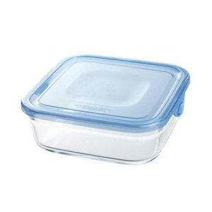 保存容器 iwaki 耐熱ガラス キッチン用品 Iwaki NEWパック&レンジ 800ml アクアブルー KBT3247BLN食品 収納 透明 電子レンジ AGCテクノガラス【D】 新生活 食品 ストック つくおき 作り置き 保存 セッ
