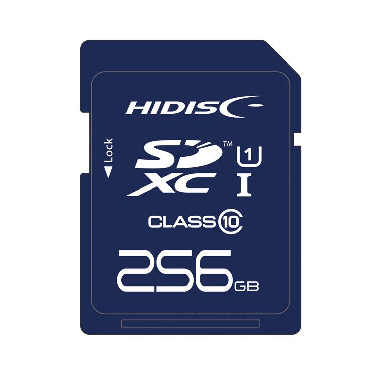 【最大400円クーポン】HIDISC 超高速SDXCカード 256GB CLASS10 UHS-I 対応 HDSDX256GCL10UIJP3送料無料 パソコン フラッシュメモリー SDメモリーカード MMC 磁気研究所【D】
