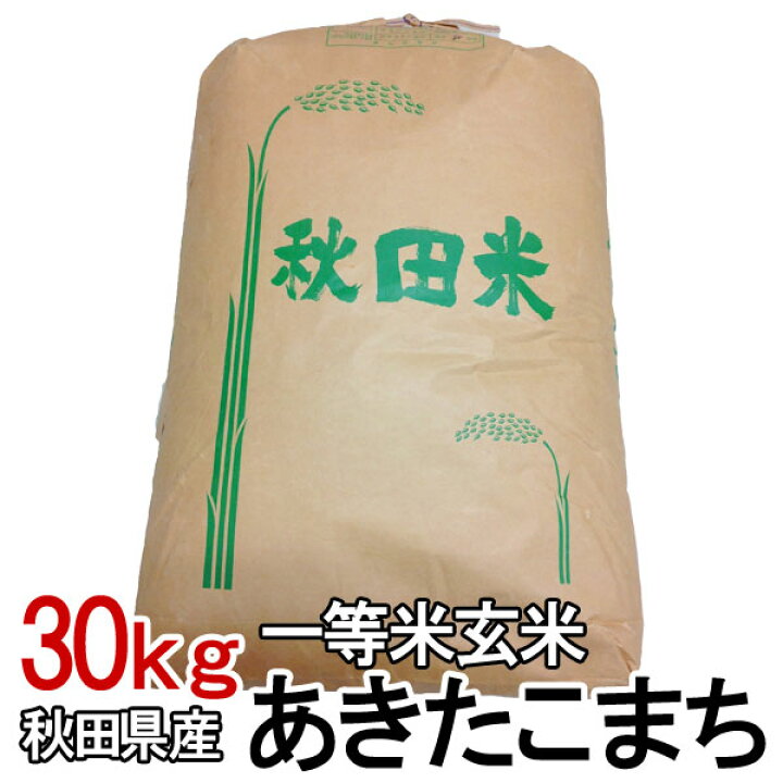 お米 30キロ 玄米 