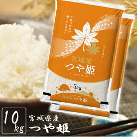 米 白米 10kg 送料無料 宮城県産 つや姫 10kg(5kg ×2袋) 令和7年産 米 お米 精米 1等米 10キロ ツヤヒメ 登米産 ご飯 ごはん おこめ 一等米 非常用 米10kg 送料無料【TD】【米TRS】【メーカー直送品】