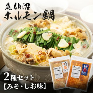 気仙沼ホルモン鍋2種セット(みそ・しお味) 送料無料 豚ホルモン 国産 味噌味 塩味 冷凍 気仙沼 鍋 ホルモン鍋 気仙沼ホルモン ほるもん 【TD】 【代引不可】