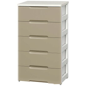 ≪クーポン利用で8,351円★20日9:59迄≫チェスト 完成品 5段 プラスチック アイリスオーヤマ 幅56 奥行41.5 木天板 開閉スムーズ 収納ケース 衣装ケース 引き出し 衣類 クローゼット 押入れ収納 リビング ランドリー収納 HG-555 ウッドトップチェスト *